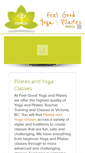 Mobile Screenshot of feelgoodyogavictoria.com