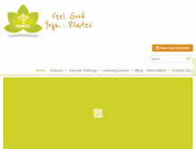 Tablet Screenshot of feelgoodyogavictoria.com